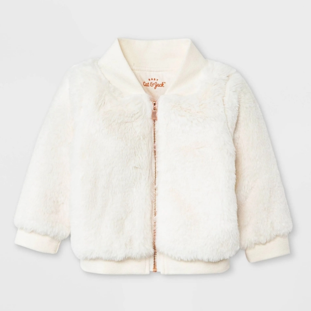 2/$20 ✨Cat & Jack Faux Fur Bomber Jacket